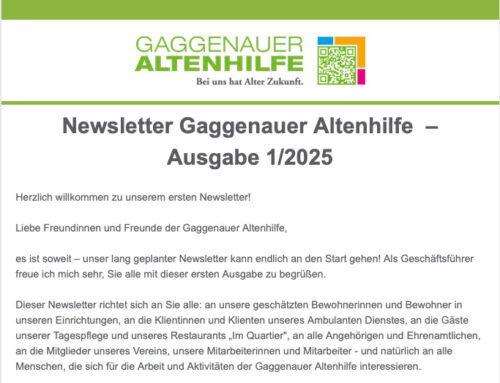 Gaggenauer Altenhilfe hat nun einen eigenen Newsletter