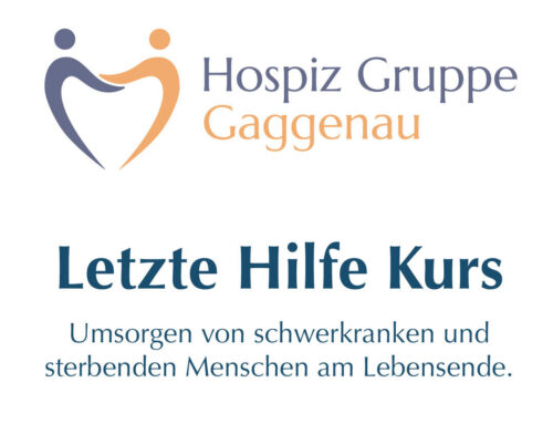 Die Hospizgruppe Gaggenau bietet regelmäßig den „Letzte Hilfe Kurs“ an.
