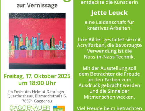 Bilderausstellung der Hobbykünstlerin Jette Leuck