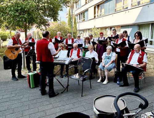 Sommerkonzert im Garten mit der Singgruppe der Naturfreunde Michelbach