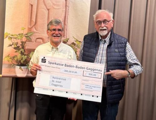 Stiftung Altenhilfe unterstützt den Rentnerclub St. Josef